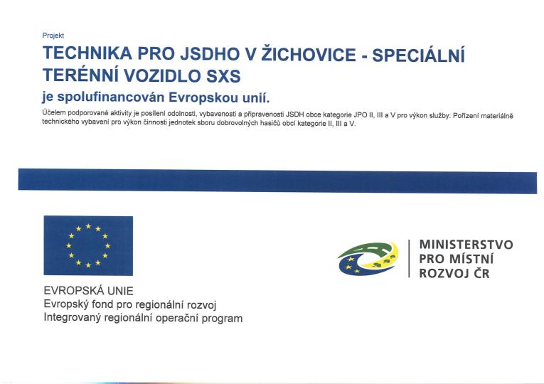 Technika pro JSDHO V Žichovice